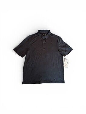 North End Polo Shirt Men's Short Sleeve Size M Carbon Moisture Wicking NWT